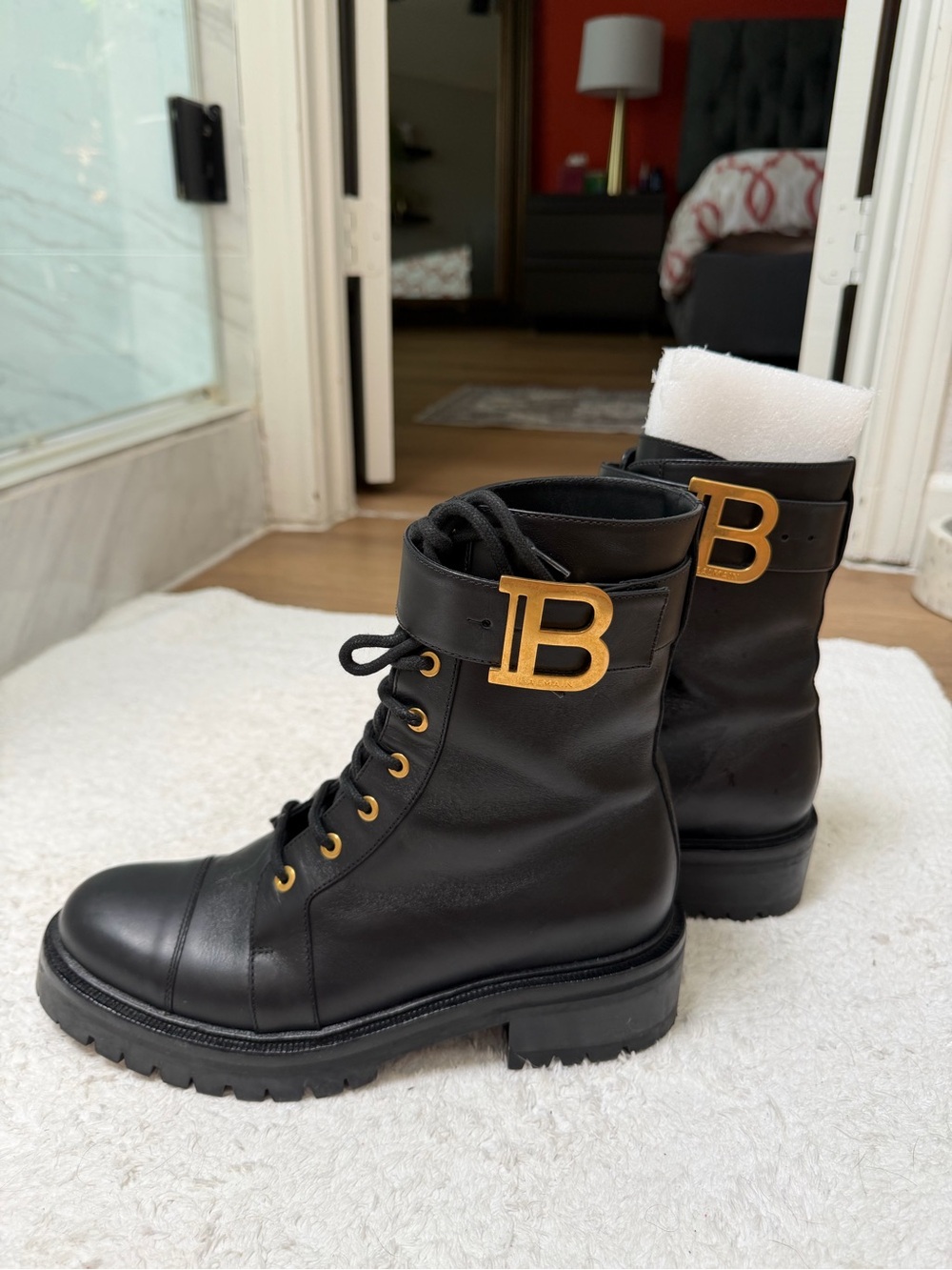 Balmain Ranger Combat Boots - Picture 2 of 15